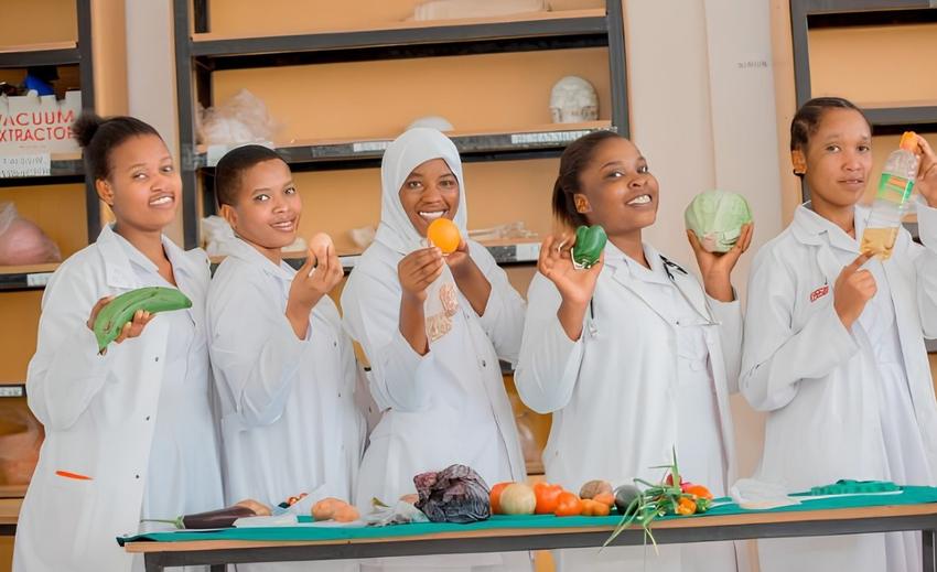 Learning the science of food and nutrition.